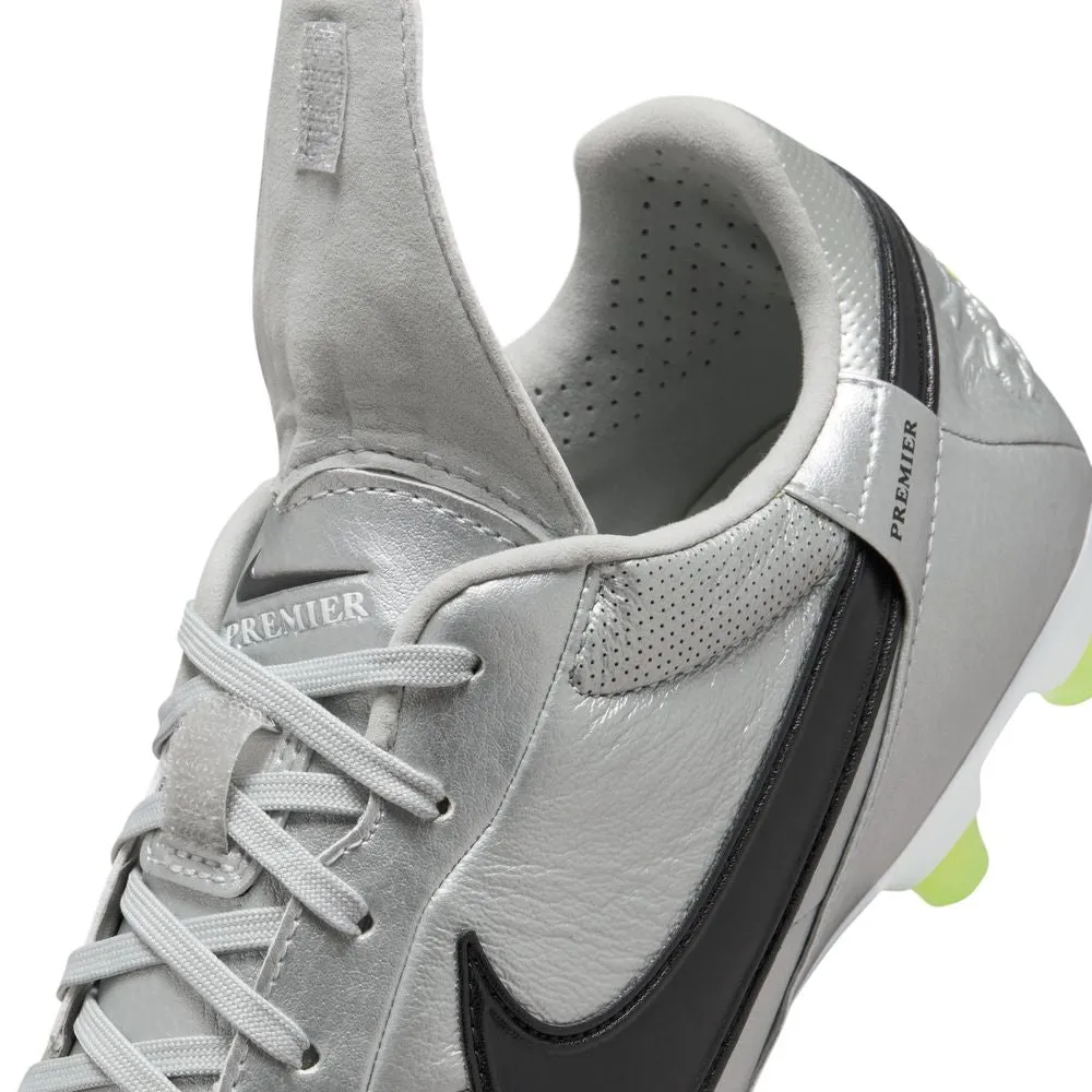 Nike Premier 3 FG Football Boots (Metallic Silver/Black/Volt)