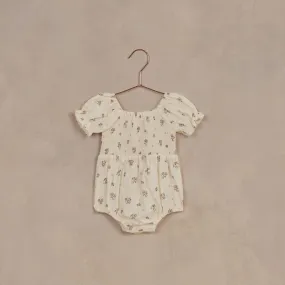 Noralee Cosette Romper in Rose Ditsy