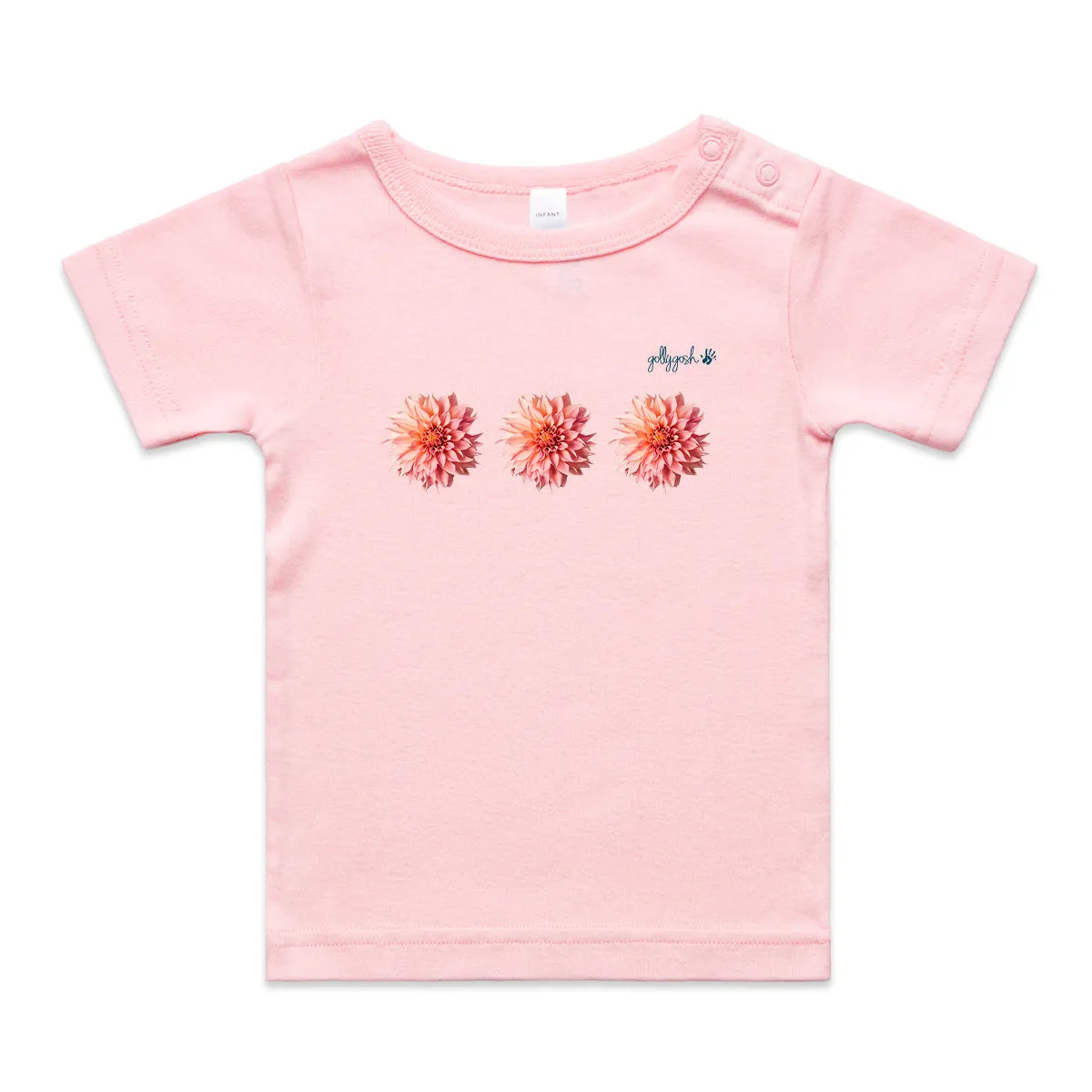 Pink Dahlias - Infant Wee Tee