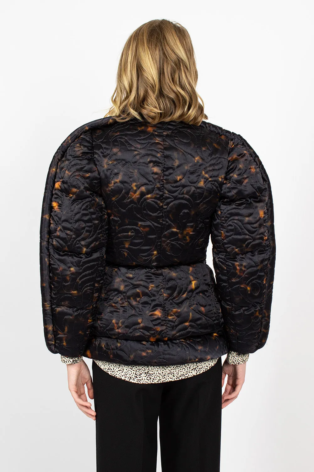 Piped Jacket Tortoiseshell