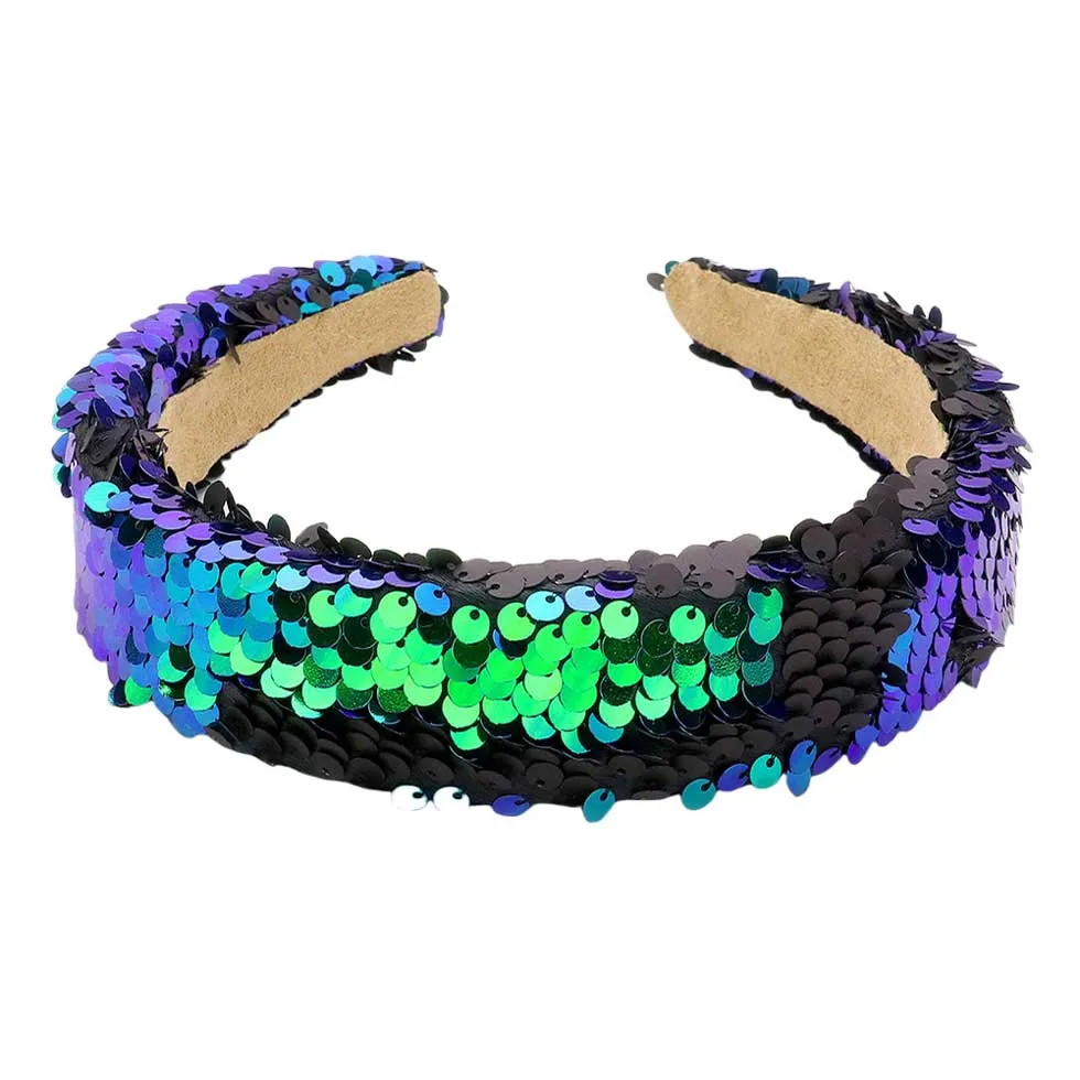 Reversible Sequin Headband