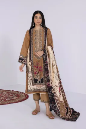 Sapphire Embroidered Khaddar 3 Piece Suit SAP105