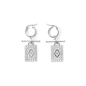 Silver Plated Navi Earrings