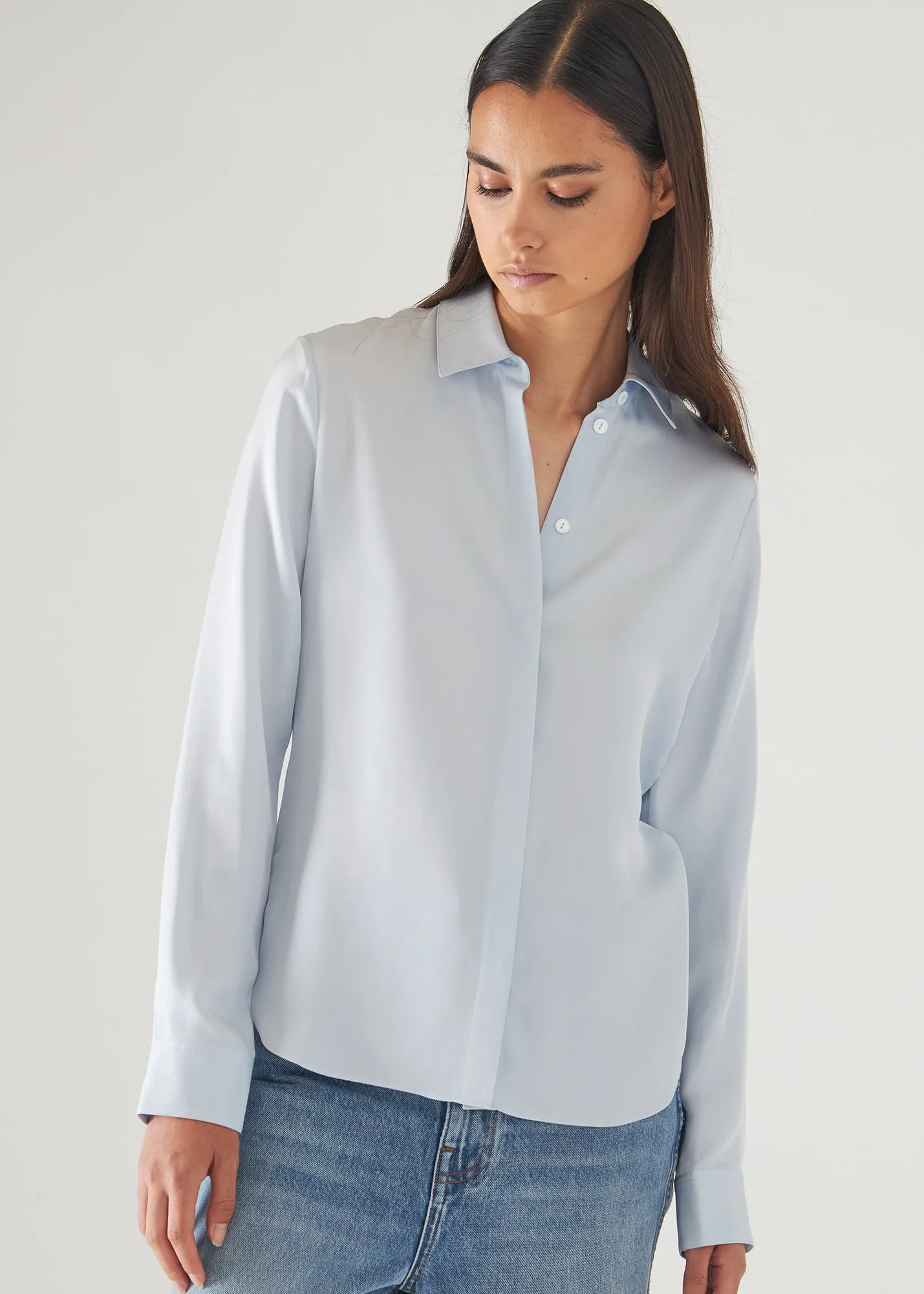 SLIM SILK SHIRT