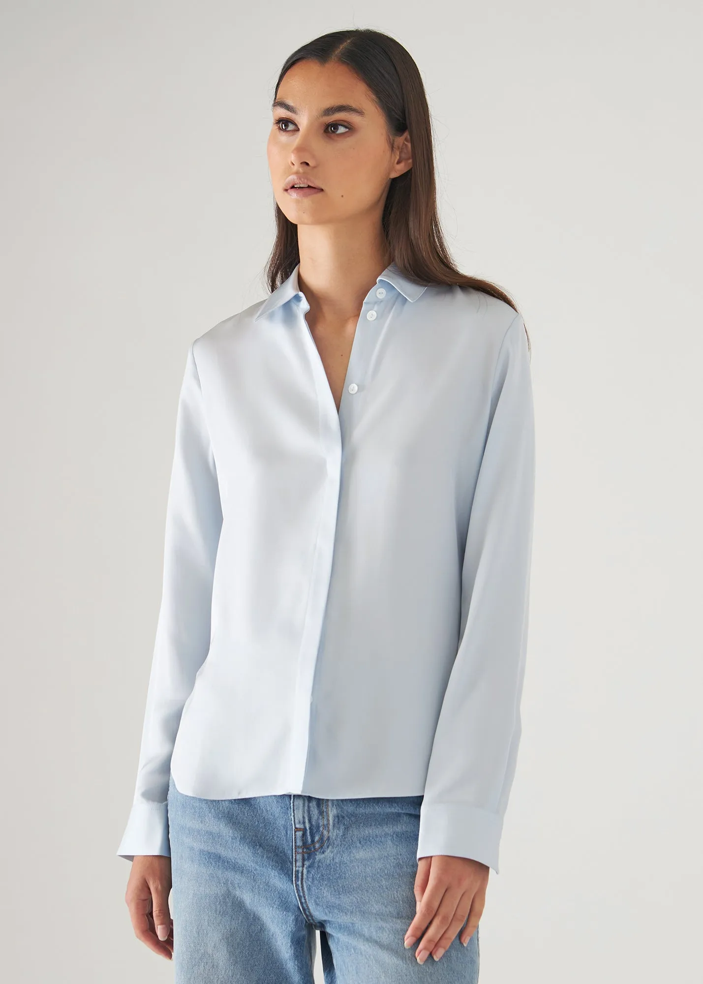 SLIM SILK SHIRT