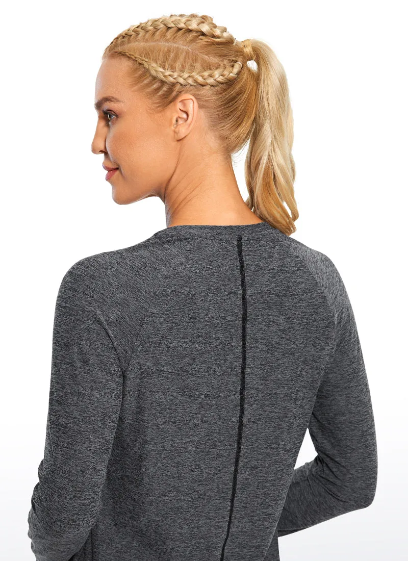 Soft Heather Long Sleeves Thumbholes