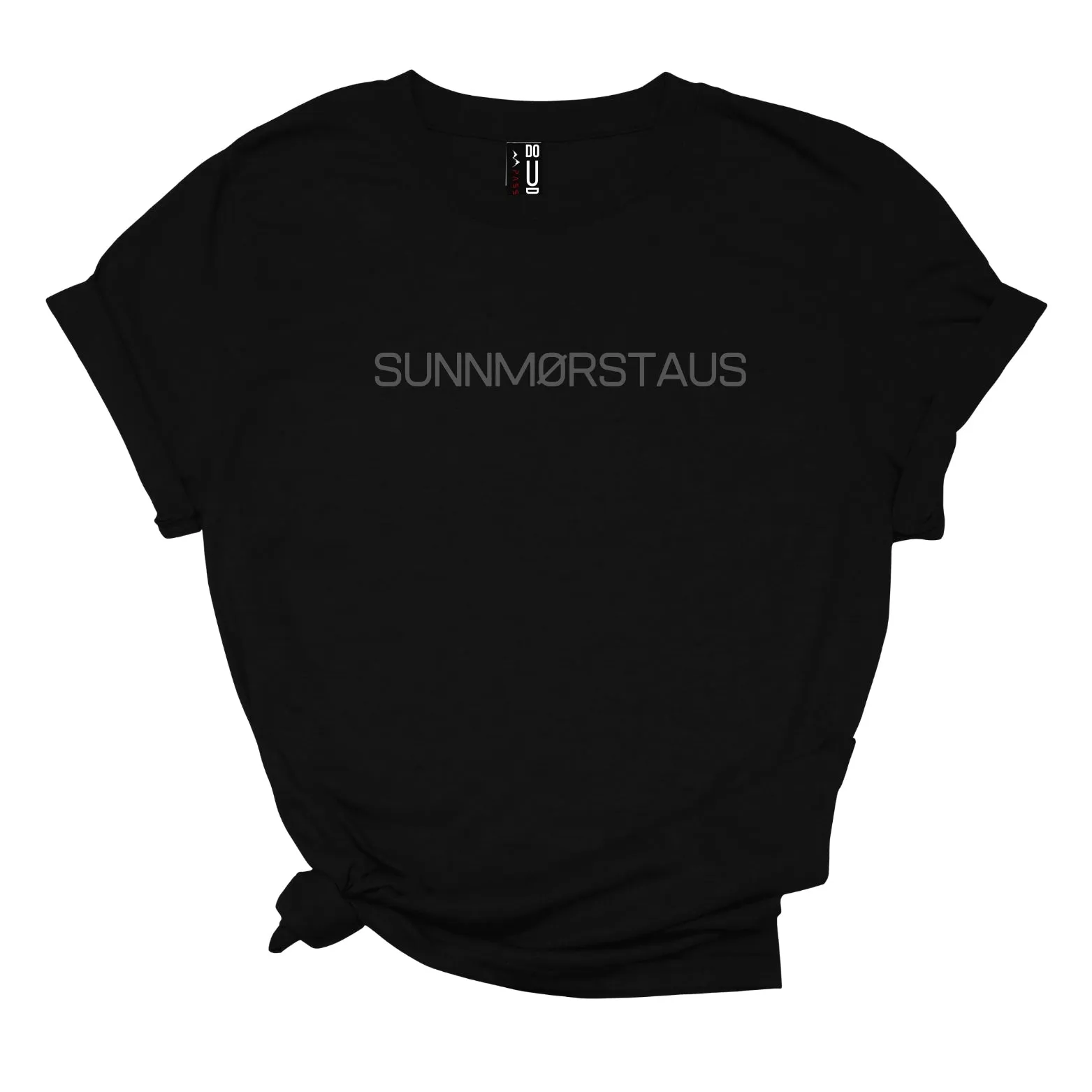 SUNNMØRSTAUS Sunnmørs TEE t-skjorte i dame modell med Sunnmørs-sitat og uttrykk