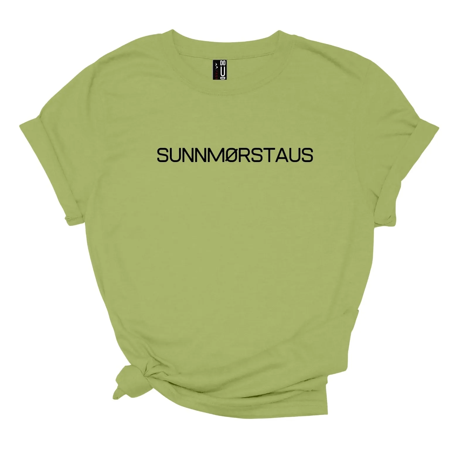 SUNNMØRSTAUS Sunnmørs TEE t-skjorte i dame modell med Sunnmørs-sitat og uttrykk