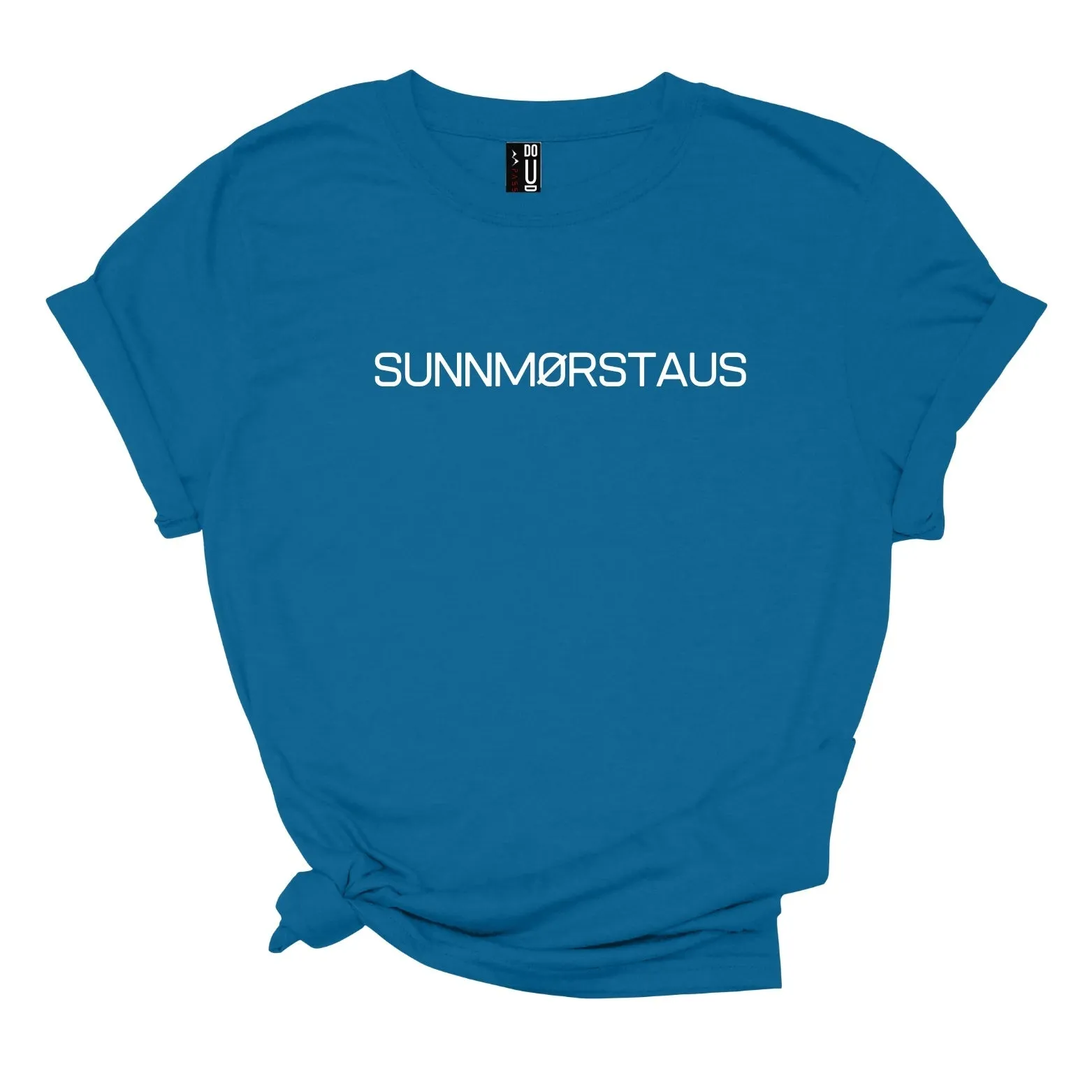 SUNNMØRSTAUS Sunnmørs TEE t-skjorte i dame modell med Sunnmørs-sitat og uttrykk