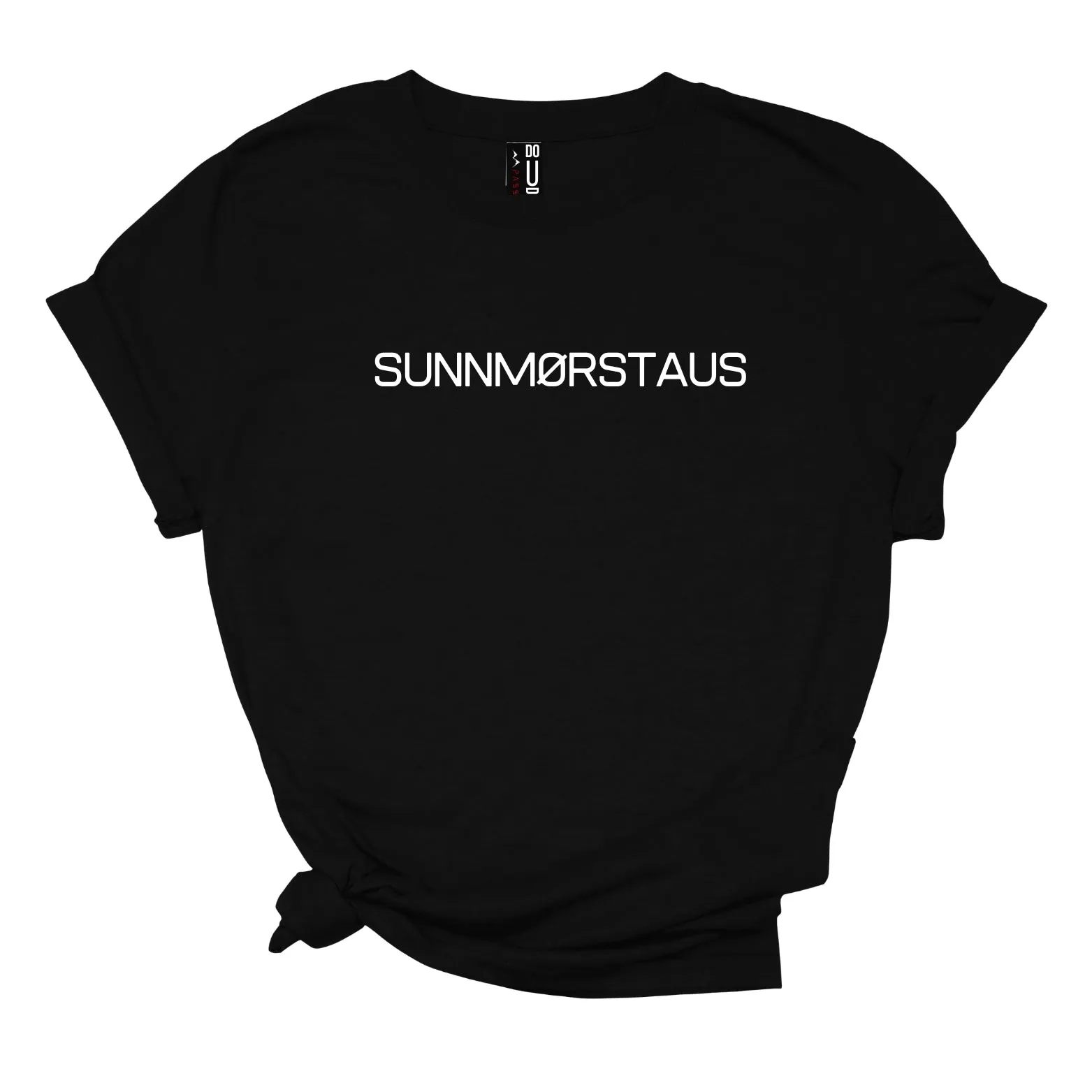 SUNNMØRSTAUS Sunnmørs TEE t-skjorte i dame modell med Sunnmørs-sitat og uttrykk