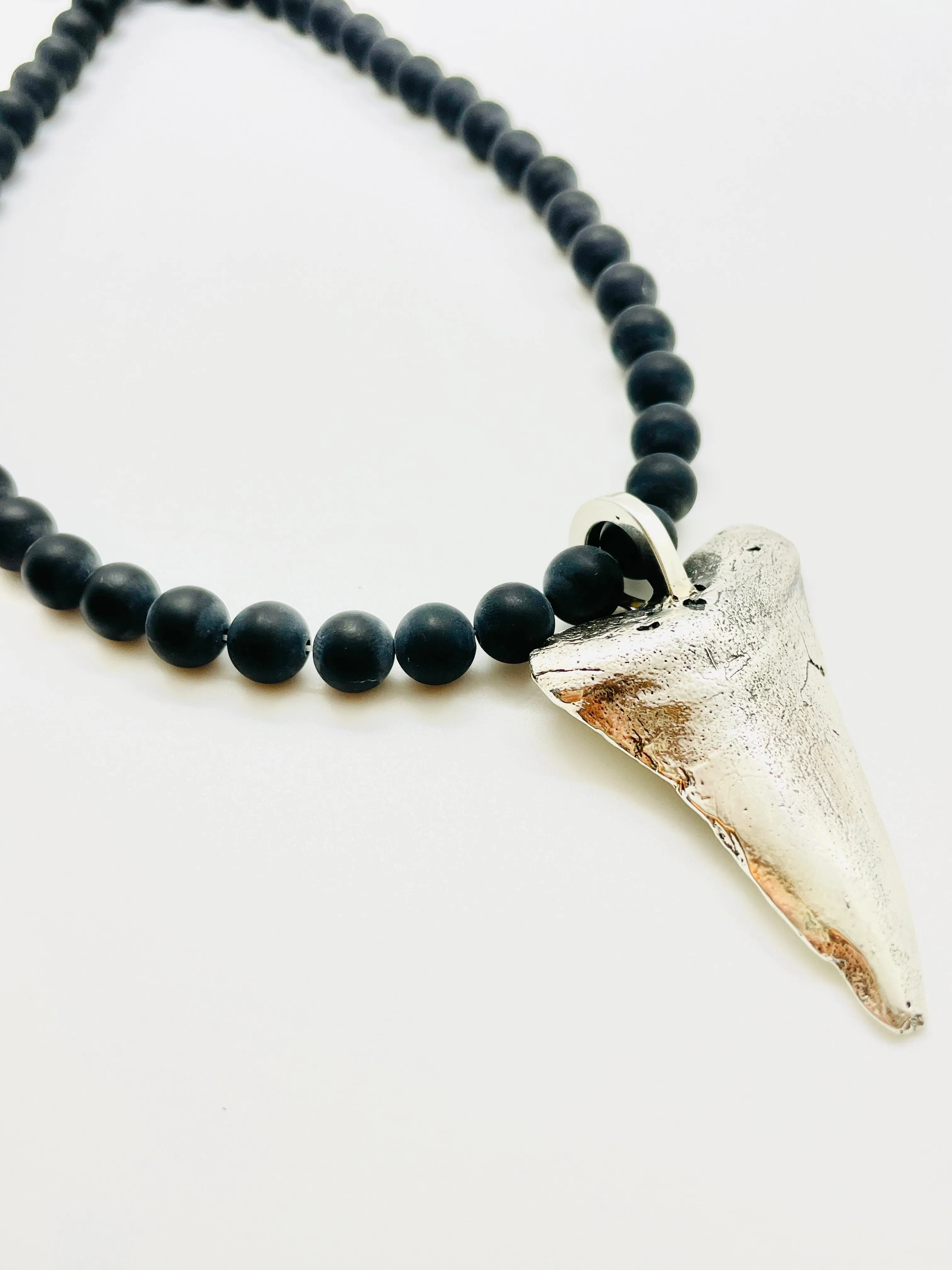 Tide Necklace with Black Onyx Beads