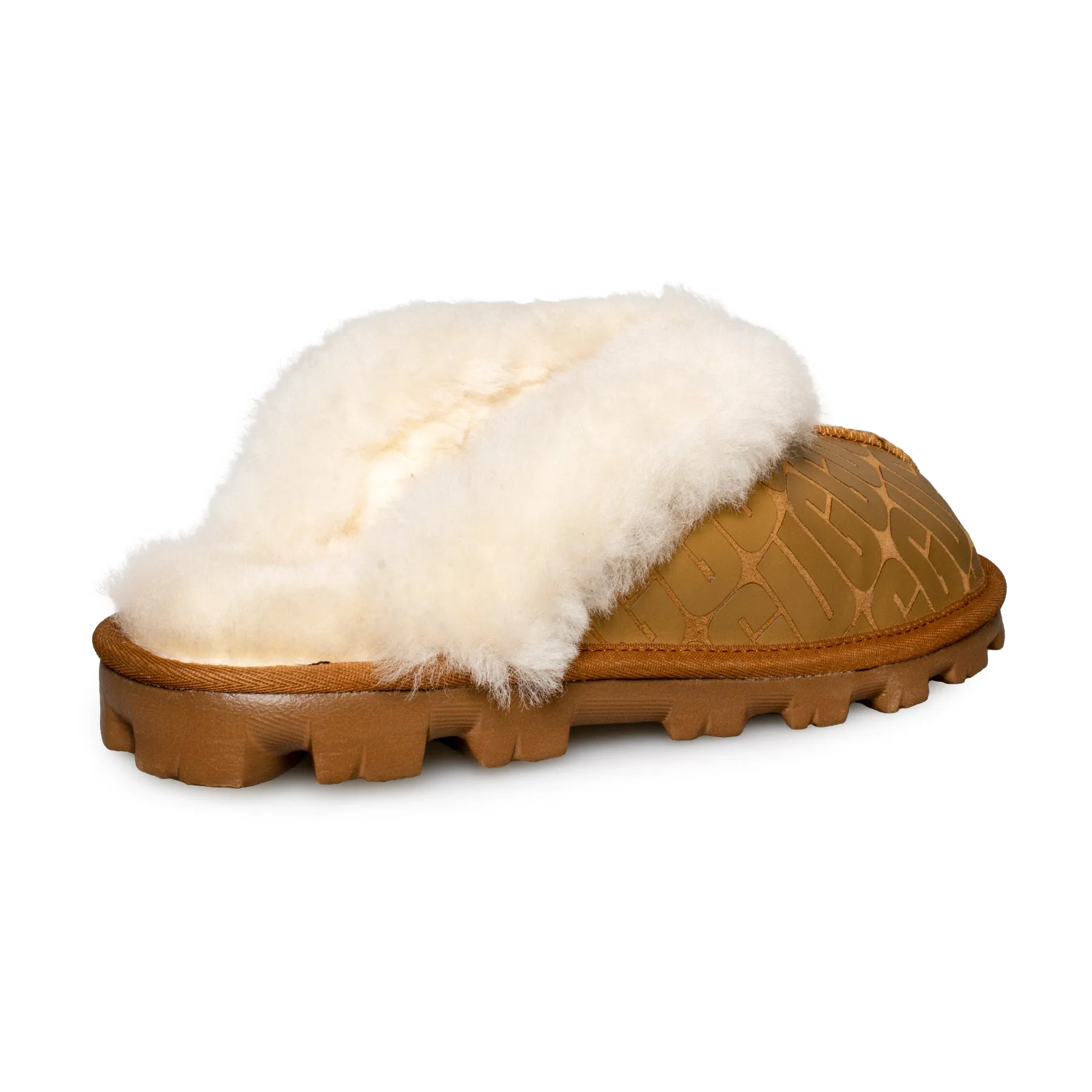 UGG Coquette UGG Logo Chestnut Slippers - Women's