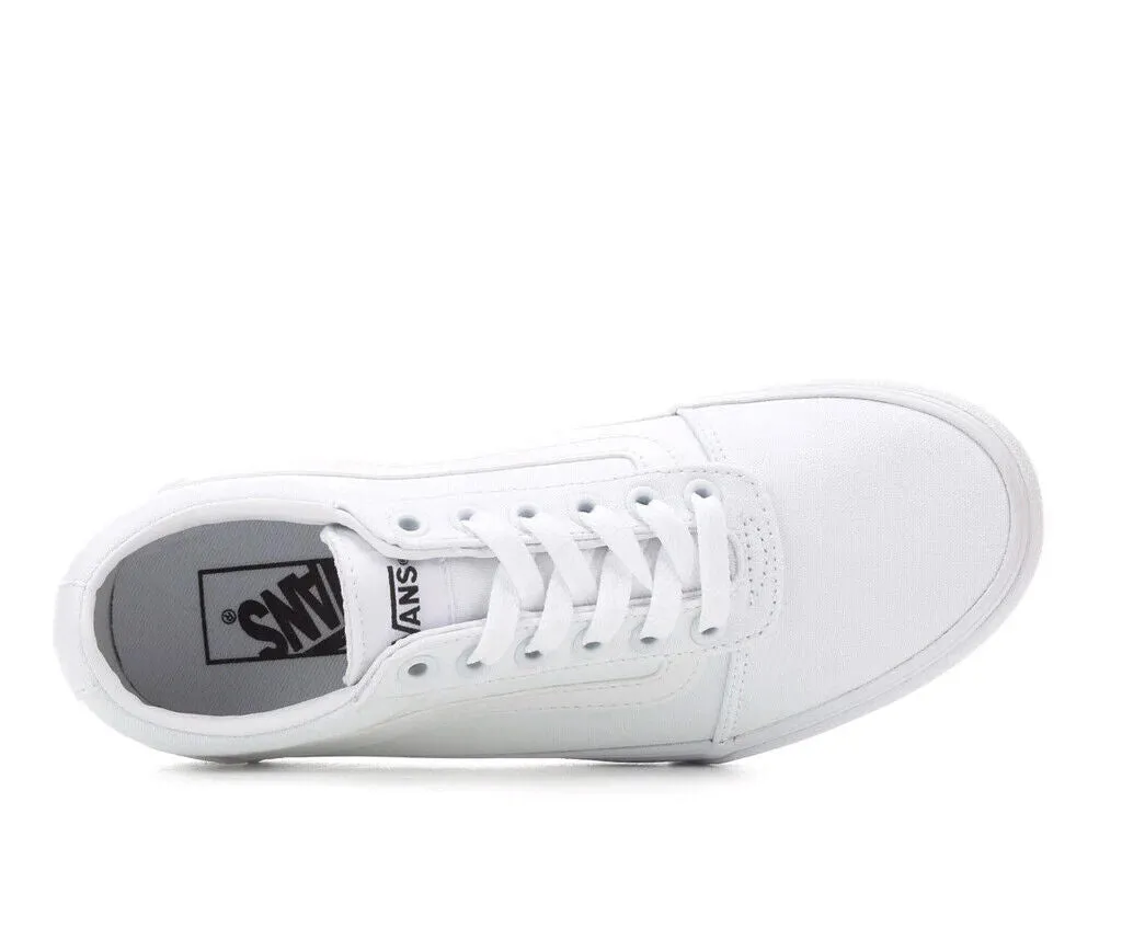 VANS WOMEN'S WARD PLATFORM WHITE SHOES