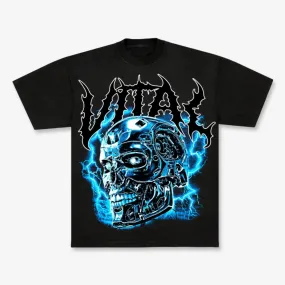 Vital T-Shirt 'Cyborg' Black / Blue