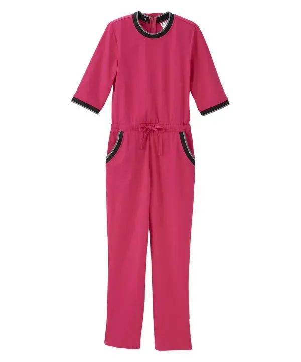 Women's Full Back Zipper Anti-Strip Jumpsuit