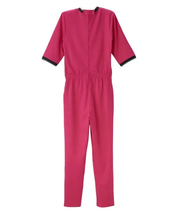 Women's Full Back Zipper Anti-Strip Jumpsuit